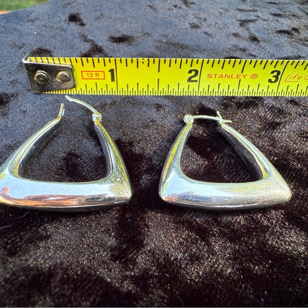 Silver Dangle Earrings with Intricate Design